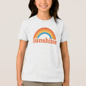 Zonneschijn Tri-Blend shirt (Voorkant)