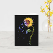 Zonneschijn van bewustzijn kaart (Gele Bloem)