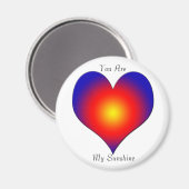 Zonneschijn van mijn leven magneet (Voorkant / Achterkant)