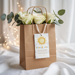 Zonneschijn Verjaardags Favoriet Label Cadeaulabel