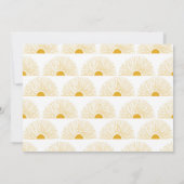 Zonneschijn Verjaardagsfeest Dankkaart Bedankkaart (Achterkant)