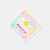 Zonneschijn Verjaardagsfeest Servet Onze Kleine Zo (Hoek)