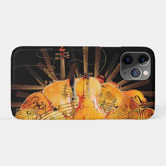 ZONNESCHIJN VIOOLCONCERT Case-Mate iPhone CASE (Achterkant (horizontaal))