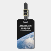 Zonneschijn voor de Golf van St. Lawrence in Canad Bagagelabel (Voorkant verticaal)