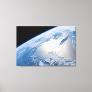 Zonneschijn voor de Golf van St. Lawrence in Canad Canvas Afdruk