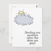 Zonneschijn voor jou - Mooie wenskaart voor herste Briefkaart (Voorkant / Achterkant)