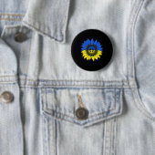 Zonneschijn voor Oekraïense vrede Ronde Button 5,7 Cm (In situ)