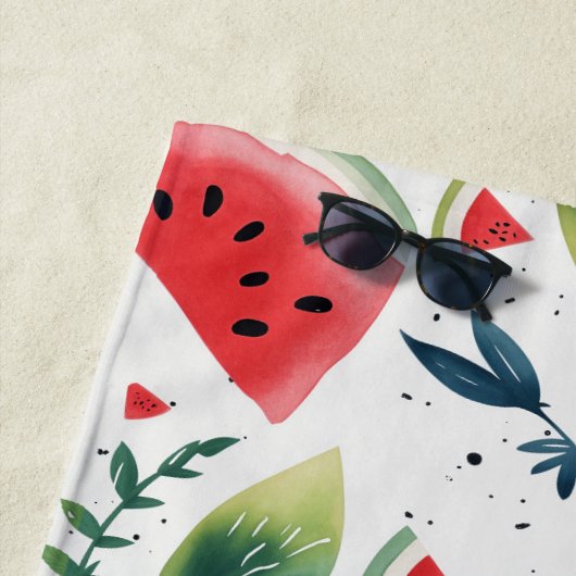 Zonneschijn Watermeloen Handdoek (In situ)