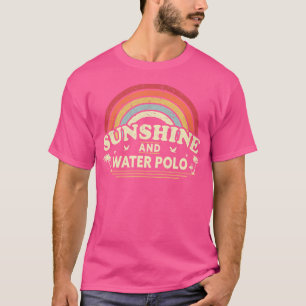 Zonneschijn waterpolo voor mannen of vrouwen land t-shirt