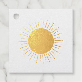 Zonneschijn Waterverf Baby shower Achtergrond Aang Bedankjes Labels