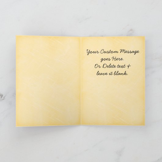 Zonneschijn - ( Wenskaart) Kaart (Binnen)