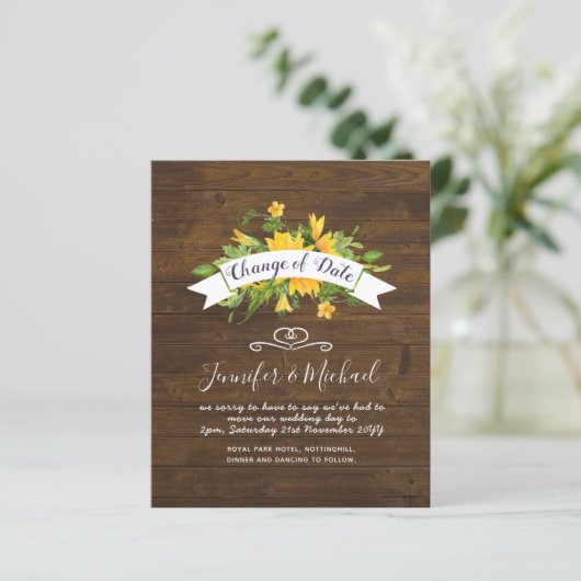 Zonneschijn wijziging van datum uitstelplannen not (Staand voorkant)