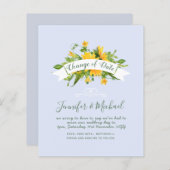 Zonneschijn wijziging van datum uitstelplannen not (Voorkant / Achterkant)