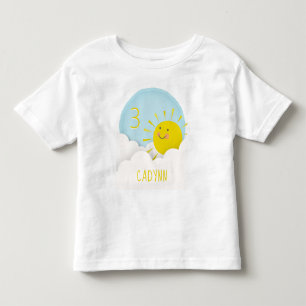 Zonneschijn Wolken Hemel Verjaardag Kinder Shirts