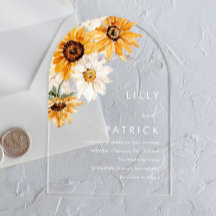 Zonneschijn Zonnebloem Moderne bruiloft