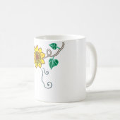 Zonneschijn Zonnebloem Mok (Voorkant rechts)