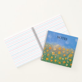 Zonneschijn Zonnebloem Notitieboek