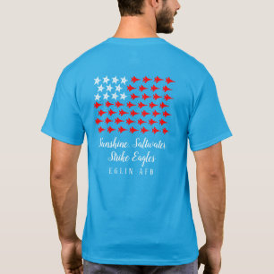 Zonneschijn, Zoutwater, Strike Eagles - Unisex T-s T-shirt