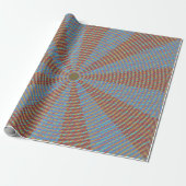 Zonneschijnpatroon cadeaupapier (Uitgerold)