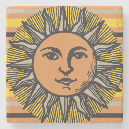  zonneschijnsnijhout stenen onderzetter