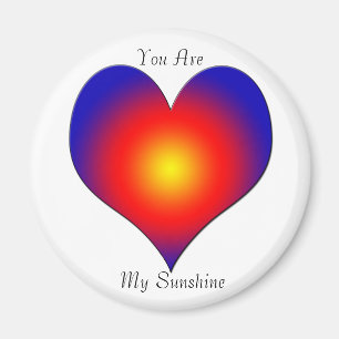 Zonneschild van mijn leven magneet