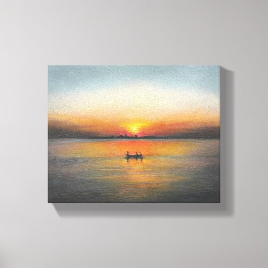 Zonneschilderdoek, acrylschilderdoek canvas afdruk (Voorkant)