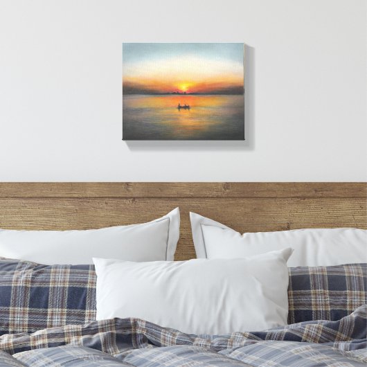 Zonneschilderdoek, acrylschilderdoek canvas afdruk (Insitu (Slaapkamer))