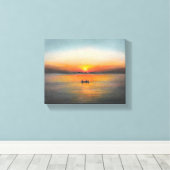 Zonneschilderdoek, acrylschilderdoek canvas afdruk (Insitu (Houten vloer))