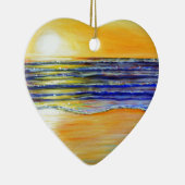 Zonneschilderwerk in het nieuwe jaar keramisch ornament (Rechts)