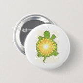 Zonneschildpad Button (Voorkant /achterkant)