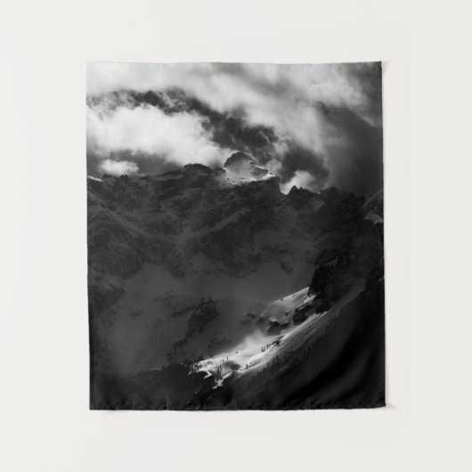 Zonneschilligheid op de majestueuze berg wandkleed (Voorkant)