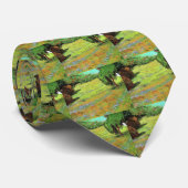 Zonneschone grasveld in een openbaar park door Vin Stropdas (Opgerold)