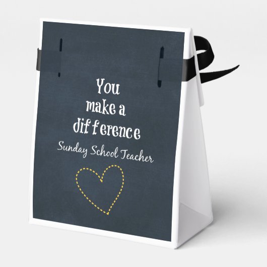 Zonneschoolleraar Bedankdoosjes (Achterkant)