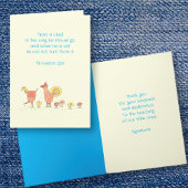 Zonneschoolleraar Hartelijk dank Bedankkaart