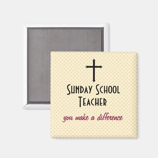 Zonneschoolleraar Magneet (Voorkant / Achterkant)