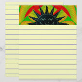 Zonneschrijfpapier glimlachen (Voorkant / Achterkant)