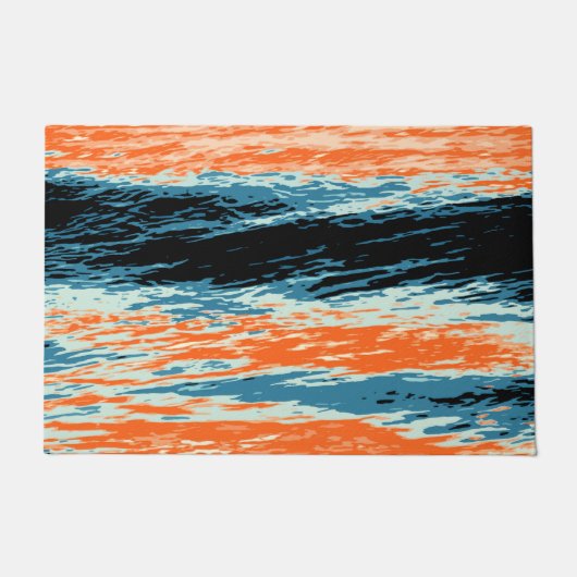 Zonneset/oceaan/golf/Zee Deurmat (Voorkant)