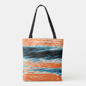 Zonneset/oceaan/golf/Zee Tote Bag (Achterkant)