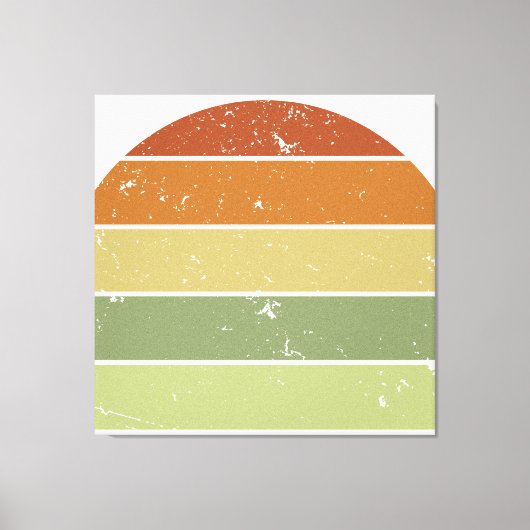 Zonneset voor drukremmen canvas afdruk (Voorkant)