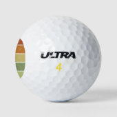 Zonneset voor drukremmen golfballen (Logo)