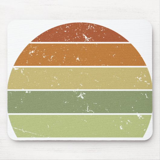 Zonneset voor drukremmen muismat (Voorkant)