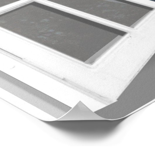 Zonnesetscène, Uitzicht 3D Poster (Hoek)