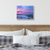 Zonnesetschilderafdrukken Canvas Afdruk (Insitu (Slaapkamer))
