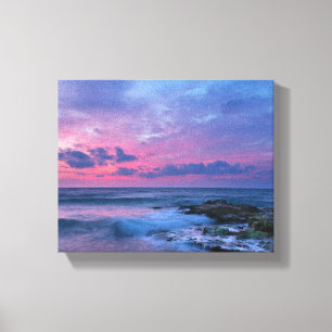 Zonnesetschilderafdrukken Canvas Afdruk