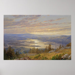 Zonnesetschilderingen Poster