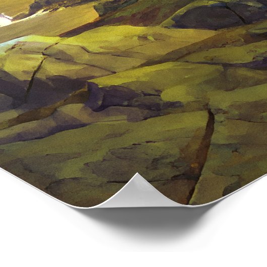 Zonnesetschilderingen Poster (Hoek)