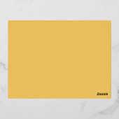 Zonneshimmer folie bruiloft RSVP briefkaart (Achterkant)