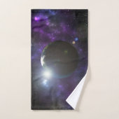 Zonneshine en aarde bad handdoek (Handdoek)