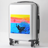 Zonnesilhouet Sticker (Koffer)