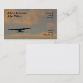 zonneslanding visitekaartje (Voorkant / Achterkant)